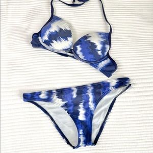 BCBG Blue Bikini Set